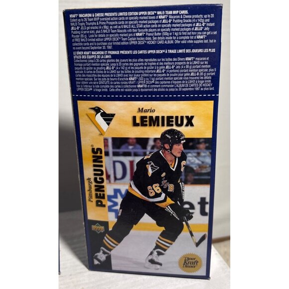 Wayne Gretzky & Mario Lemieux Kraft Dinner Hockey Card Boxes Unopened - Picture 3 of 10